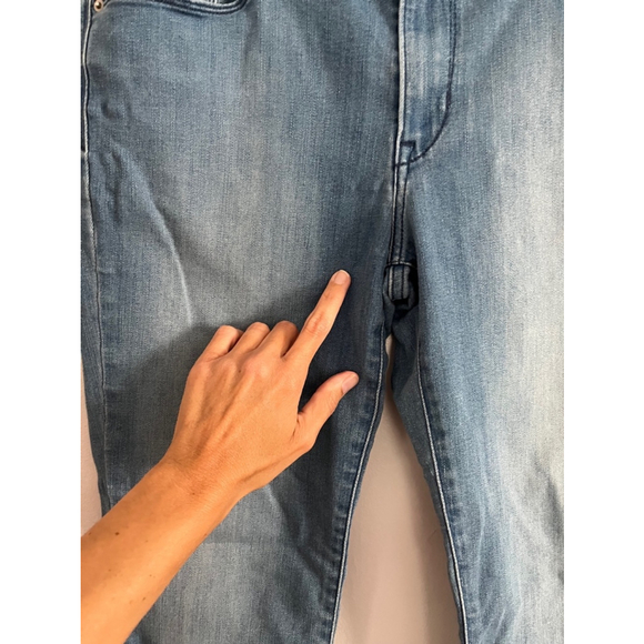 Levi’s mid rise skinny cuffed jeans size 12 - Picture 10 of 10